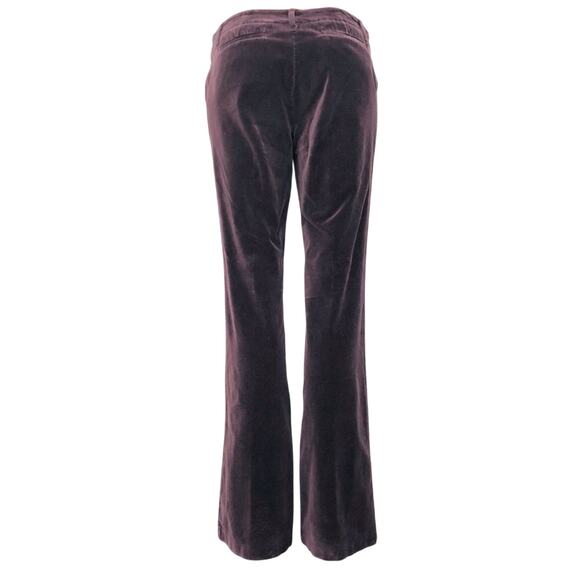 INC International Concepts Burgundy Velveteen Pants Flattering Trouser Cut - Picture 14 of 16